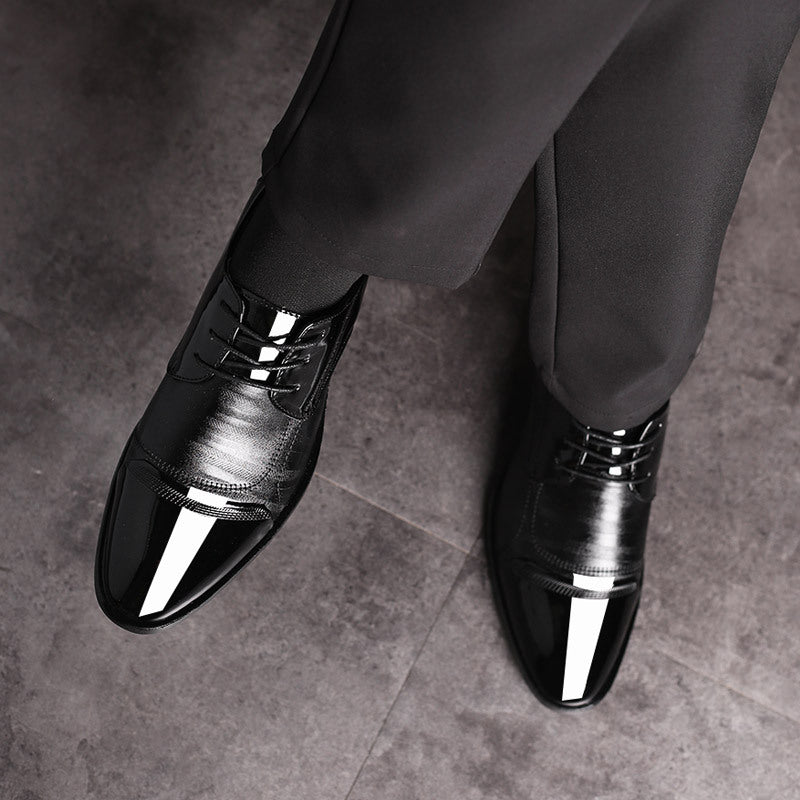 2020 spring new leather shoes men's business suits plus size shoes fashion Baita wedding shoes one drop shipping