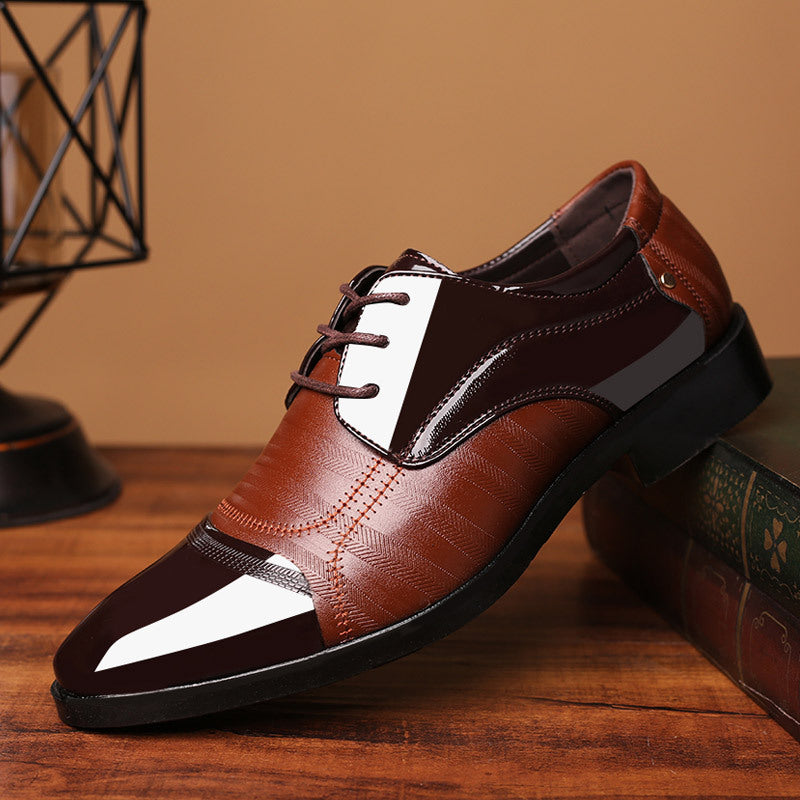 2020 spring new leather shoes men's business suits plus size shoes fashion Baita wedding shoes one drop shipping