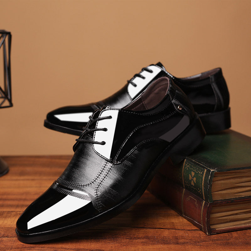 2020 spring new leather shoes men's business suits plus size shoes fashion Baita wedding shoes one drop shipping