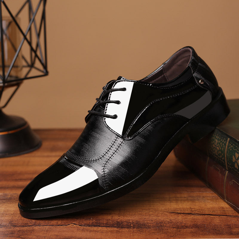 2020 spring new leather shoes men's business suits plus size shoes fashion Baita wedding shoes one drop shipping