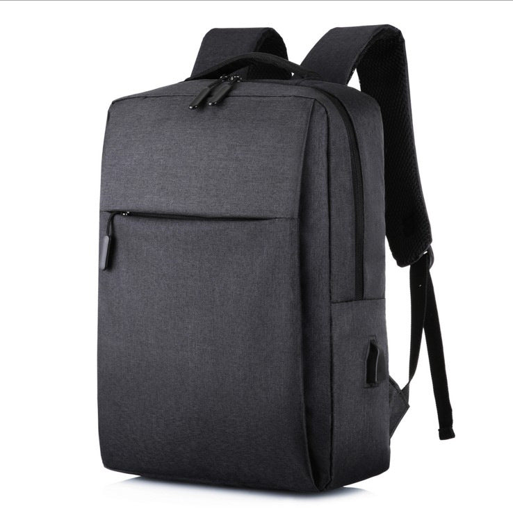 Wholesale custom cross-border USB backpack men and women fashion simple business casual backpack travel computer backpack