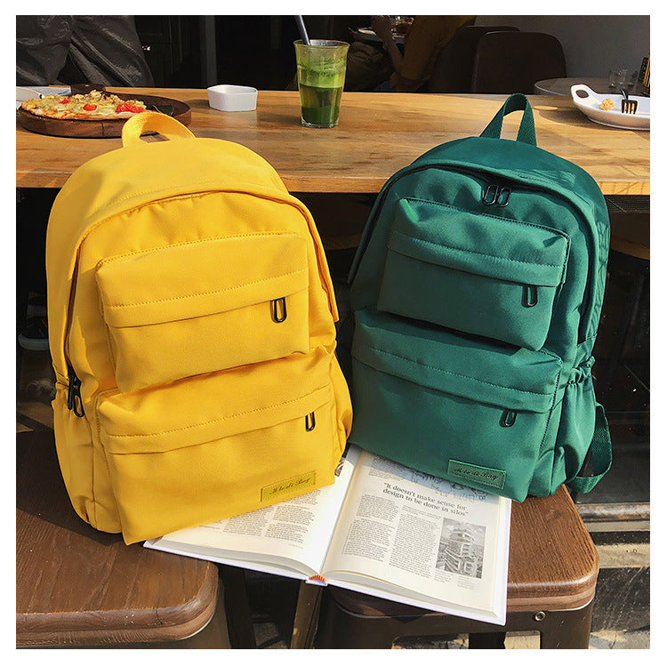 Schoolbag female Korean version Harajuku ulzzang backpack 2020 new large-capacity outdoor travel student backpack female