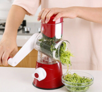 DUOLVQI Manual Vegetable Cutter Slicer Kitchen Tools Multi-functional Round Mandoline Slicer Potato Cheese Kitchen Gadgets