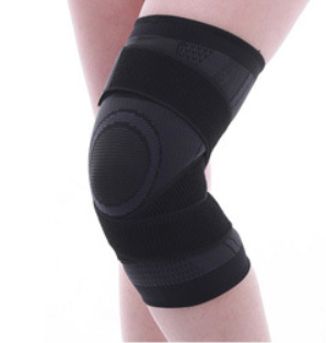 Sports compression knee pads running cycling basketball breathable strap knee pads non-slip warm nylon 3D compression knee pads