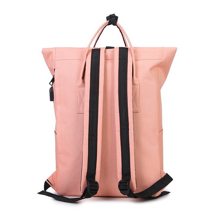 2020 new 600D shoulder bag female Korean version of the wild one-shoulder dual-use large backpack canvas travel bag school bag female bag