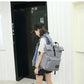 2020 new 600D shoulder bag female Korean version of the wild one-shoulder dual-use large backpack canvas travel bag school bag female bag