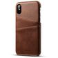 New application iphoneXSMax mobile phone case Apple 7plus leather case Maverick pattern note9 card protection case