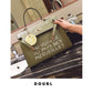 New wild women's bag trend PU bag simple Kelly letter handbag fashion casual shoulder Messenger bag wholesale