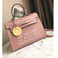 New wild women's bag trend PU bag simple Kelly letter handbag fashion casual shoulder Messenger bag wholesale