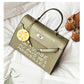 New wild women's bag trend PU bag simple Kelly letter handbag fashion casual shoulder Messenger bag wholesale