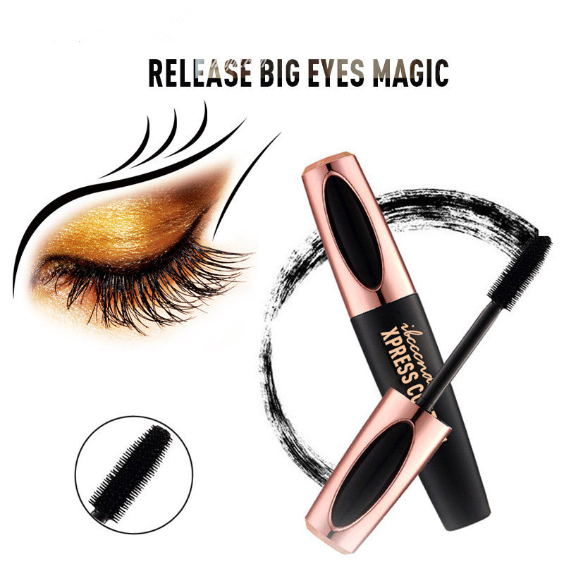 New 4D Silk Fiber Lash Mascara Waterproof Rimel 3d Mascara For Eyelash Extension Black Thick Lengthening Eye Lashes Cosmetics