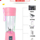 Foreign trade explosion models electric juicer home portable multi-function fruit juice cup 6 leaf custom LOGO