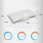 Orthopedic Latex Magnetic 50*30CM White Color Neck Pillow Slow Rebound Memory Foam Pillow Cervical Health Care Pain Release