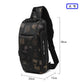ozuko new chest bag usb anti-theft men's chest bag Korean casual men's shoulder bag waterproof Oxford cloth chest bag