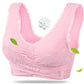 Front cross side buckle lace side without rim sports bra Super gather adjustment type support chest yoga running vest
