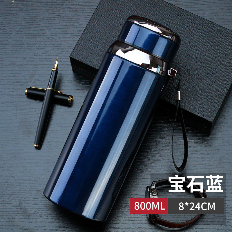 316 stainless steel large-capacity insulation cup 800 male and female students outdoor thermos bottle outdoor 1000 water cup portable