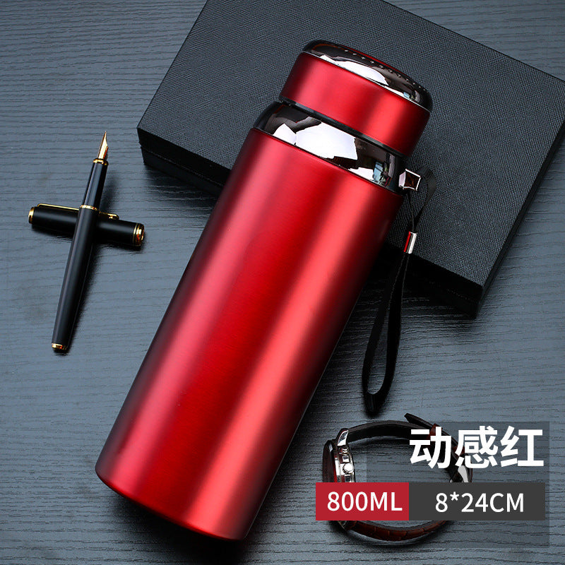 316 stainless steel large-capacity insulation cup 800 male and female students outdoor thermos bottle outdoor 1000 water cup portable