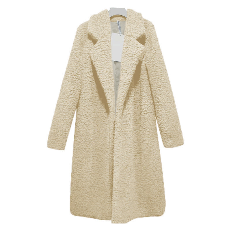 Spot low price clearance, please chat privately for autumn and winter cotton clothes, women's European and American lamb wool mid-length coats, women