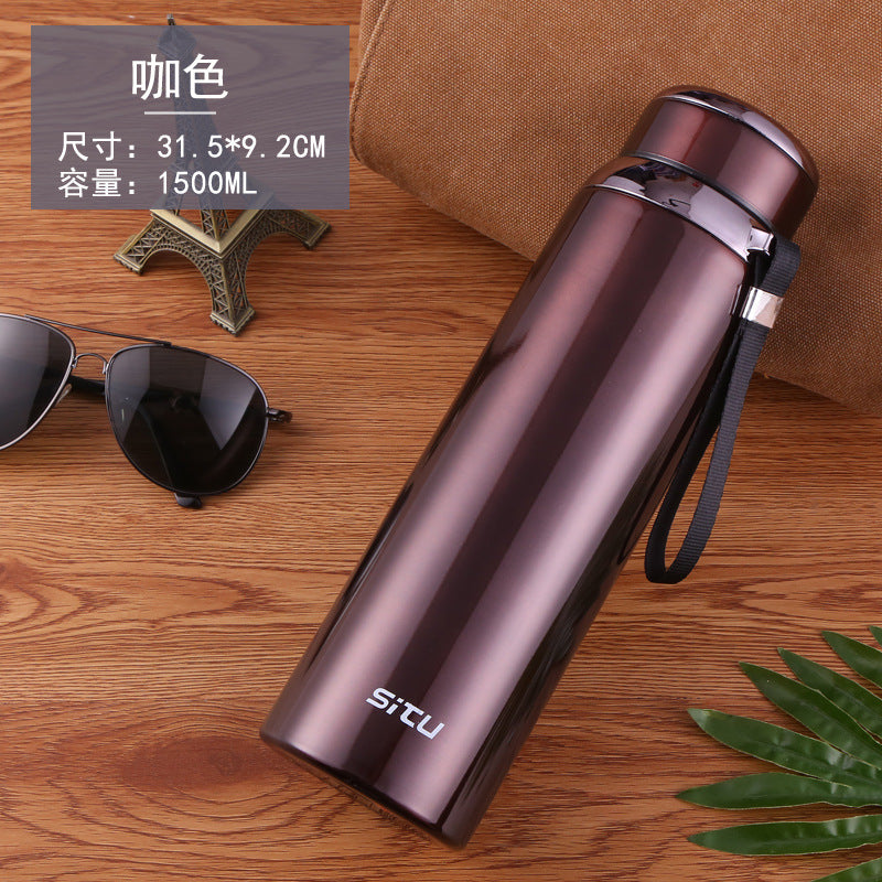 316 stainless steel large-capacity insulation cup 800 male and female students outdoor thermos bottle outdoor 1000 water cup portable