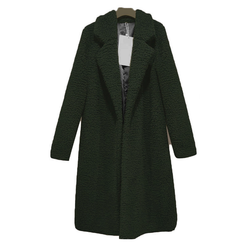 Spot low price clearance, please chat privately for autumn and winter cotton clothes, women's European and American lamb wool mid-length coats, women