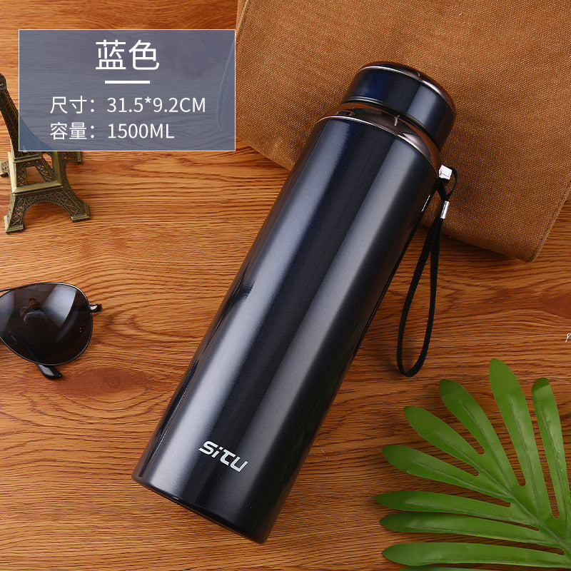 316 stainless steel large-capacity insulation cup 800 male and female students outdoor thermos bottle outdoor 1000 water cup portable