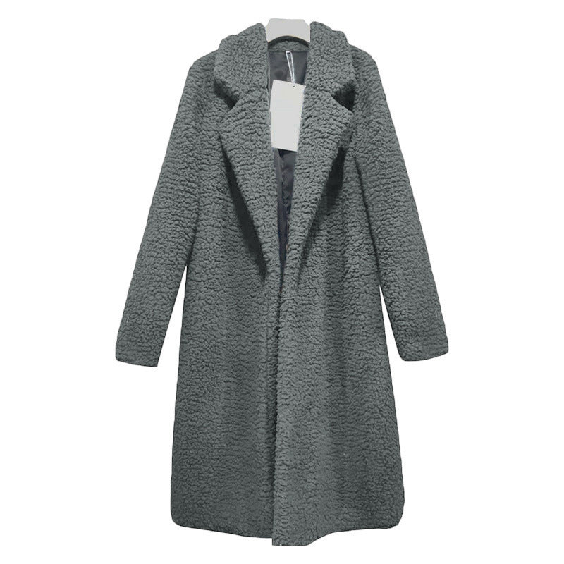 Spot low price clearance, please chat privately for autumn and winter cotton clothes, women's European and American lamb wool mid-length coats, women