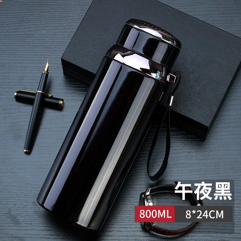 316 stainless steel large-capacity insulation cup 800 male and female students outdoor thermos bottle outdoor 1000 water cup portable