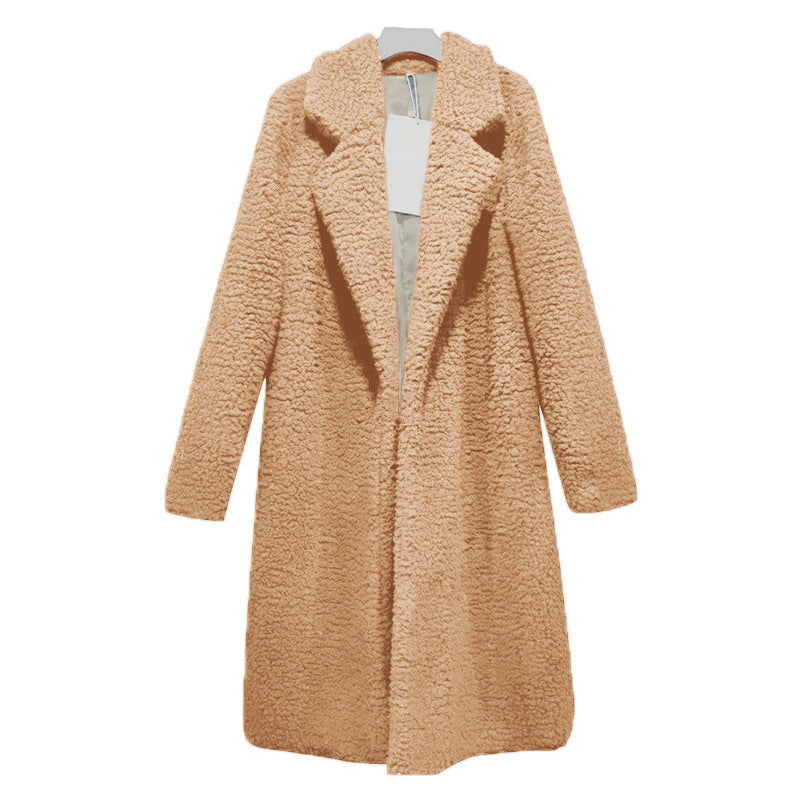 Spot low price clearance, please chat privately for autumn and winter cotton clothes, women's European and American lamb wool mid-length coats, women