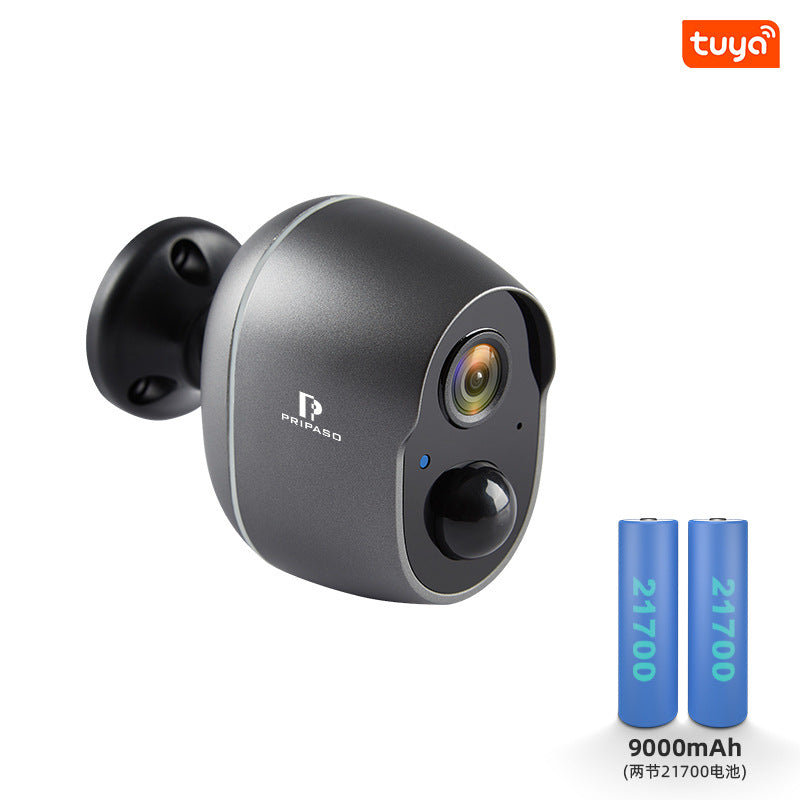 TUYA plug-free surveillance camera graffiti HD night vision 21700 battery surveillance camera home outdoor