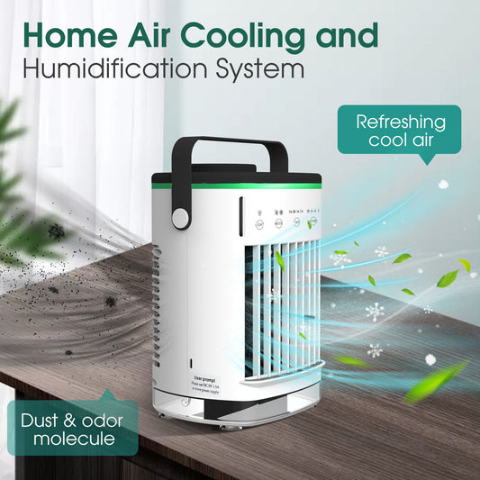 Cross-border spray air cooler Humidification spray fan USB air conditioner fan air cooler